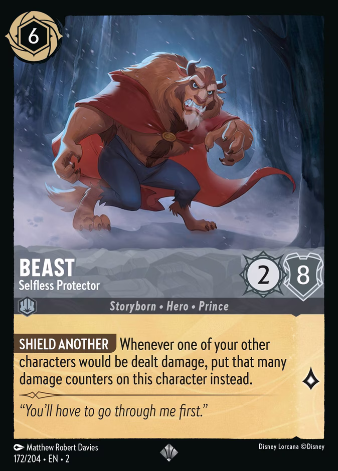 Beast - Selfless Protector 2-172 Lorcana card