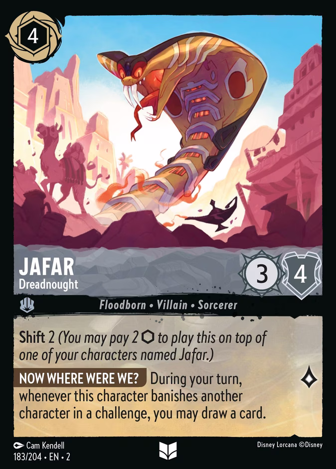 Jafar - Dreadnought 2-183 Lorcana card