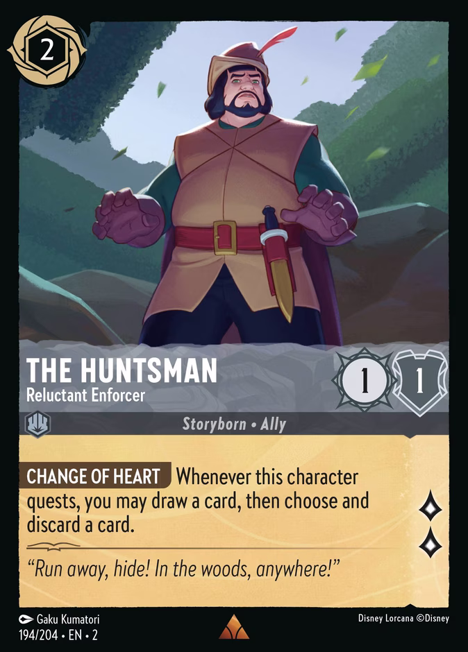 The Huntsman - Reluctant Enforcer 2-194 Lorcana card