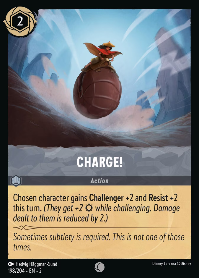 Charge! 2-198 Lorcana card