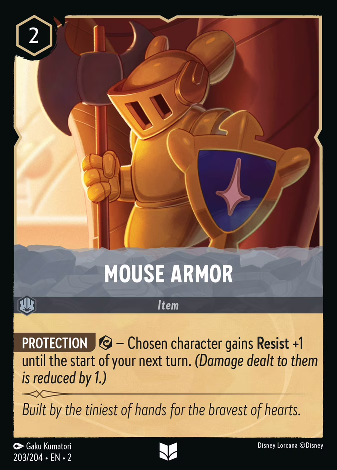 Mouse Armor 2-203 Lorcana card