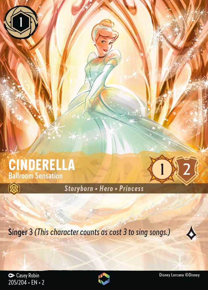 Cinderella - Ballroom Sensation 2-205 Lorcana card