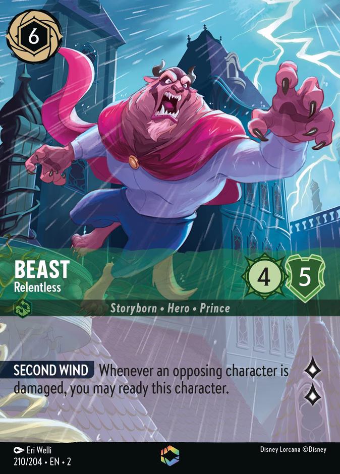 Beast - Relentless 2-210 Lorcana card