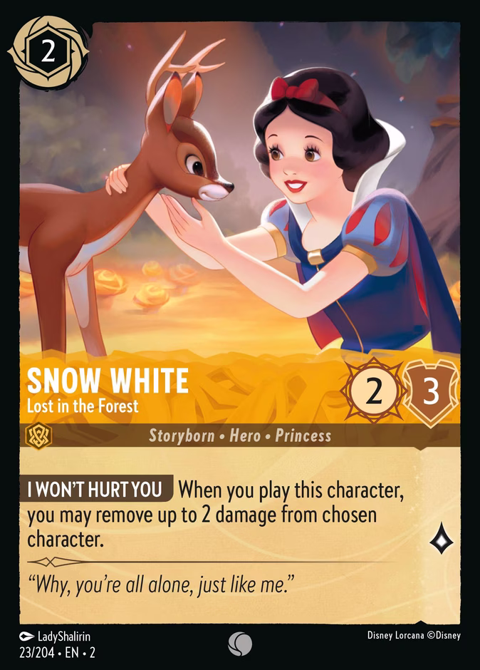 Snow White - Lost in the Forest 2-23 Lorcana card