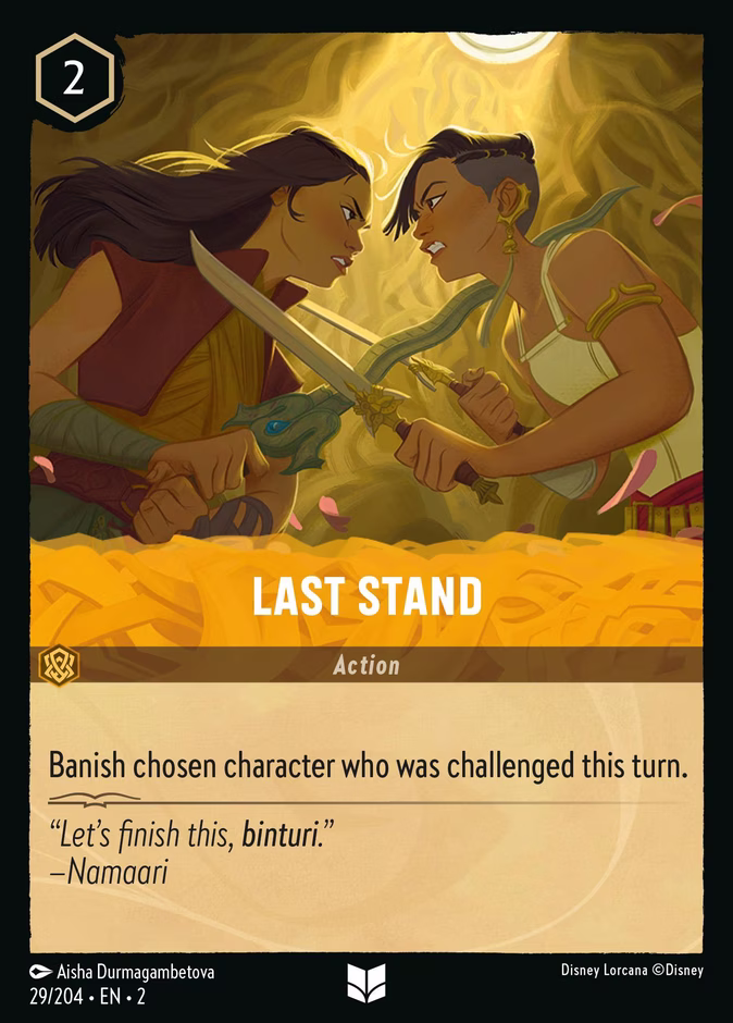 Last Stand 2-29 Lorcana card