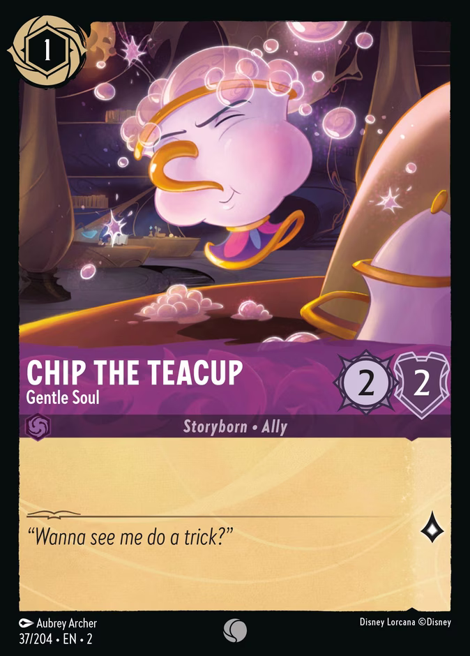 Chip the Teacup - Gentle Soul 2-37 Lorcana card