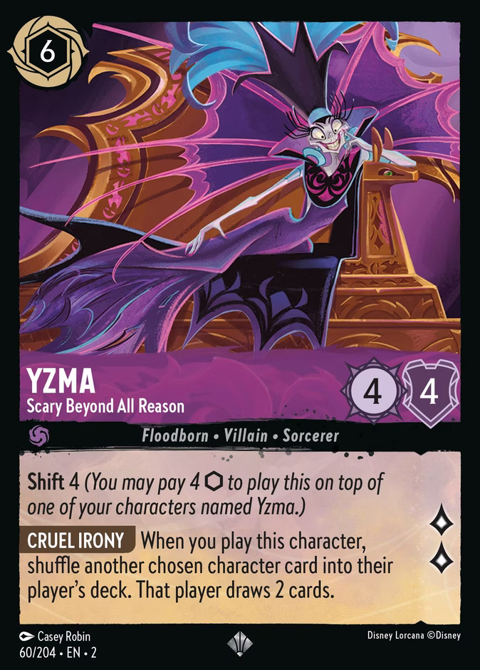 Yzma - Scary Beyond All Reason 2-60 Lorcana card