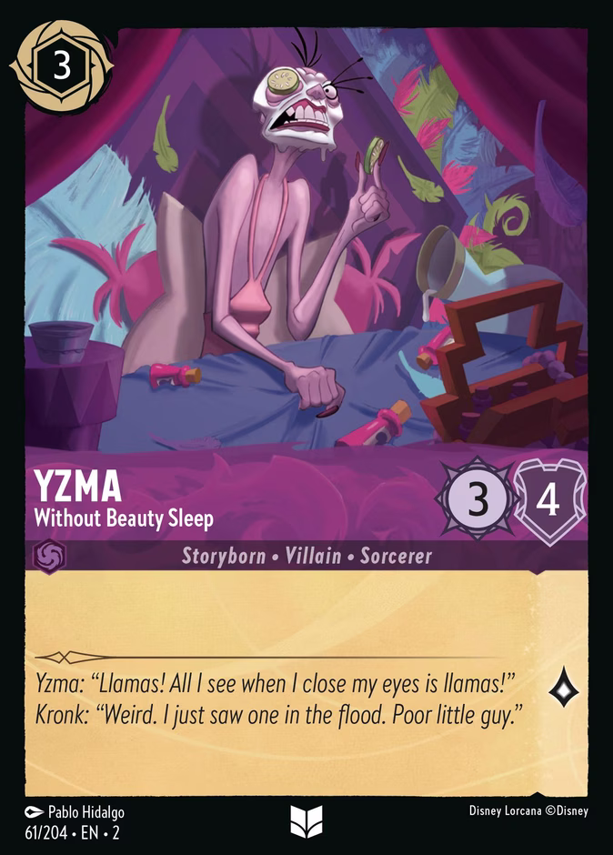 Yzma - Without Beauty Sleep 2-61 Lorcana card