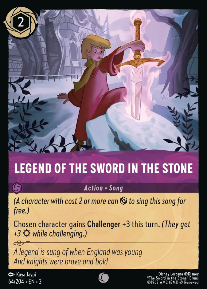 Legend of the Sword in the Stone 2-64 Lorcana card