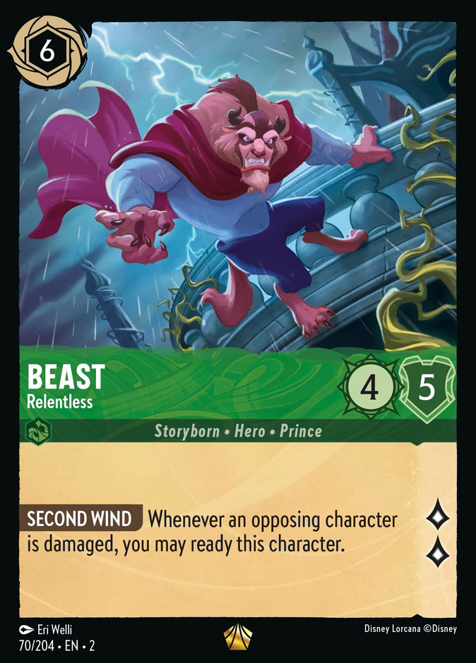 Beast - Relentless 2-70 Lorcana card