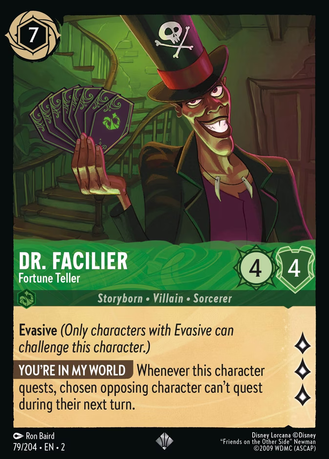 Dr. Facilier - Fortune Teller 2-79 Lorcana card