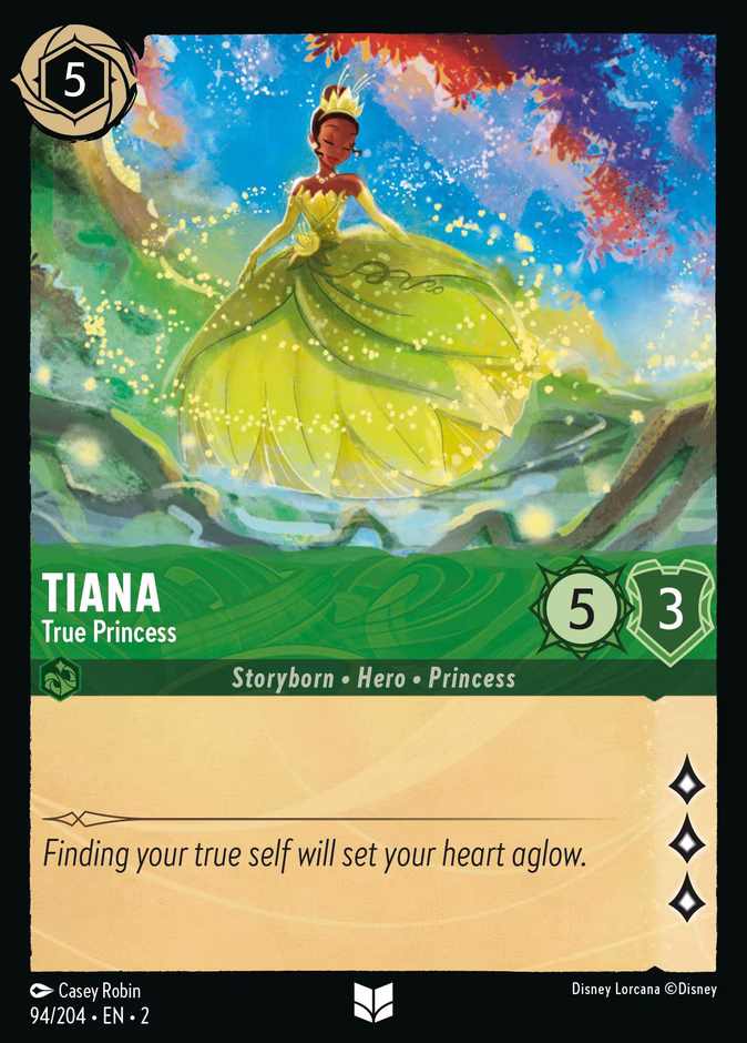 Tiana - True Princess 2-94 Lorcana card