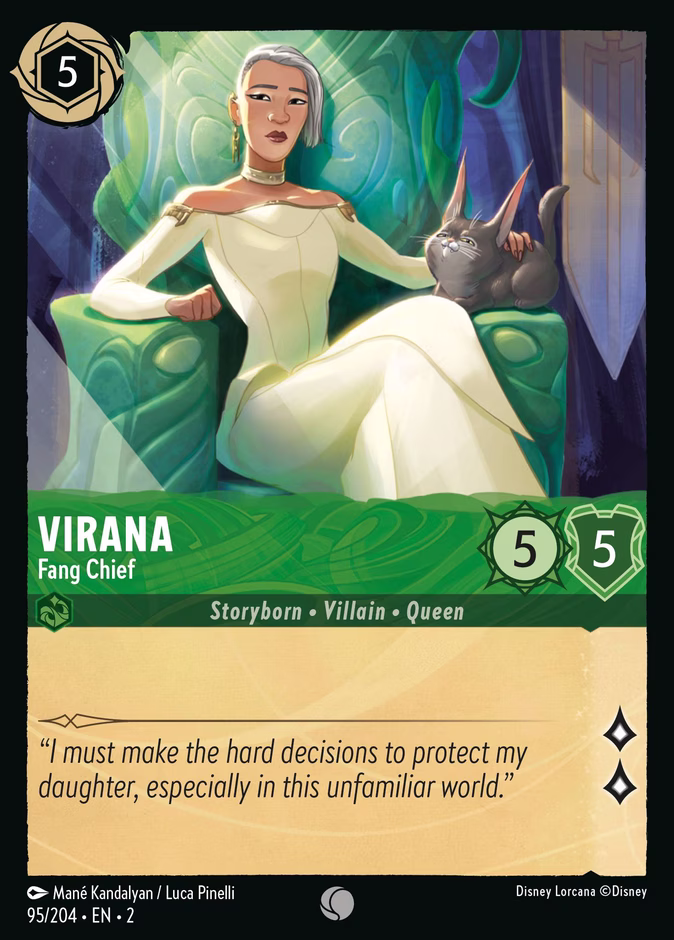 Virana - Fang Chief 2-95 Lorcana card