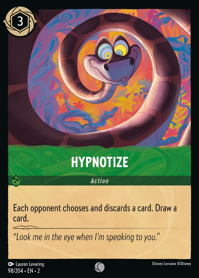 Hypnotize 2-98 Lorcana card