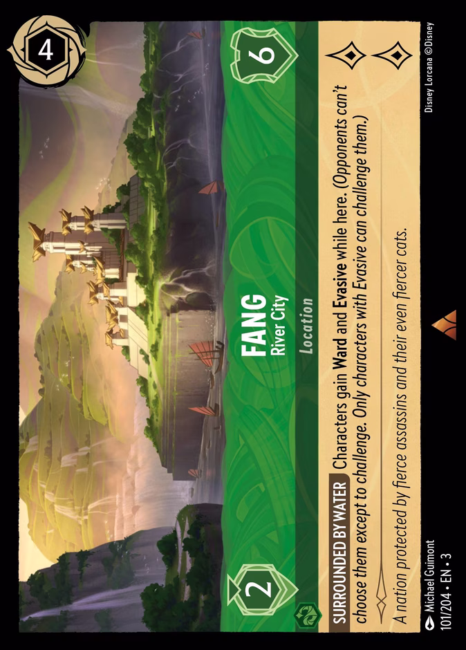 Fang - River City 3-101 Lorcana card