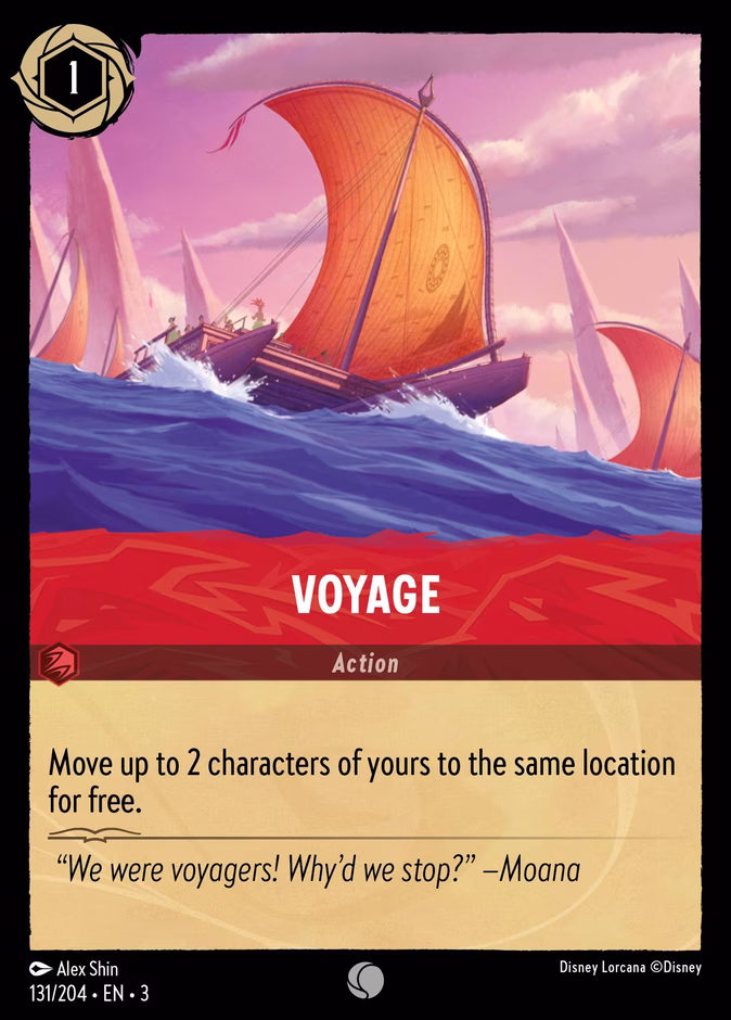 Voyage 3-131 Lorcana card