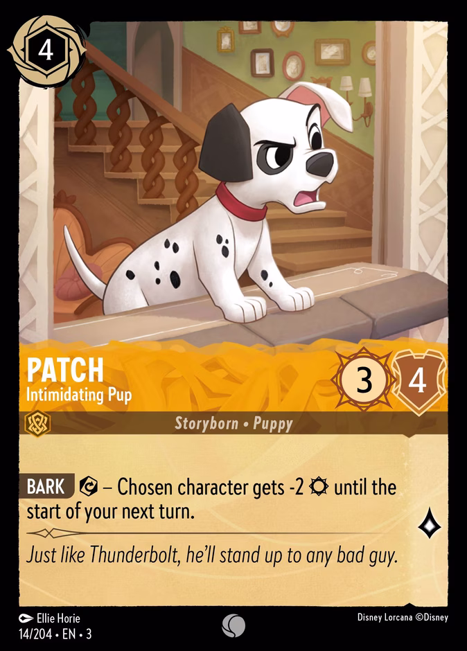 Patch - Intimidating Pup 3-14 Lorcana card