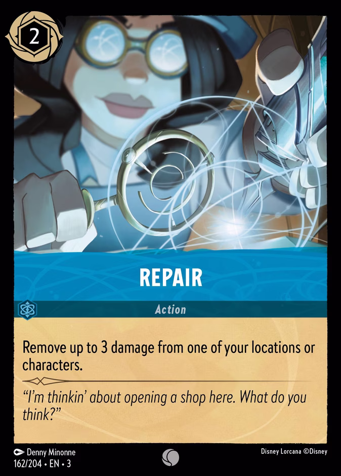 Repair 3-162 Lorcana card