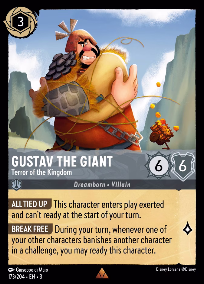 Gustav the Giant - Terror of the Kingdom 3-173 Lorcana card