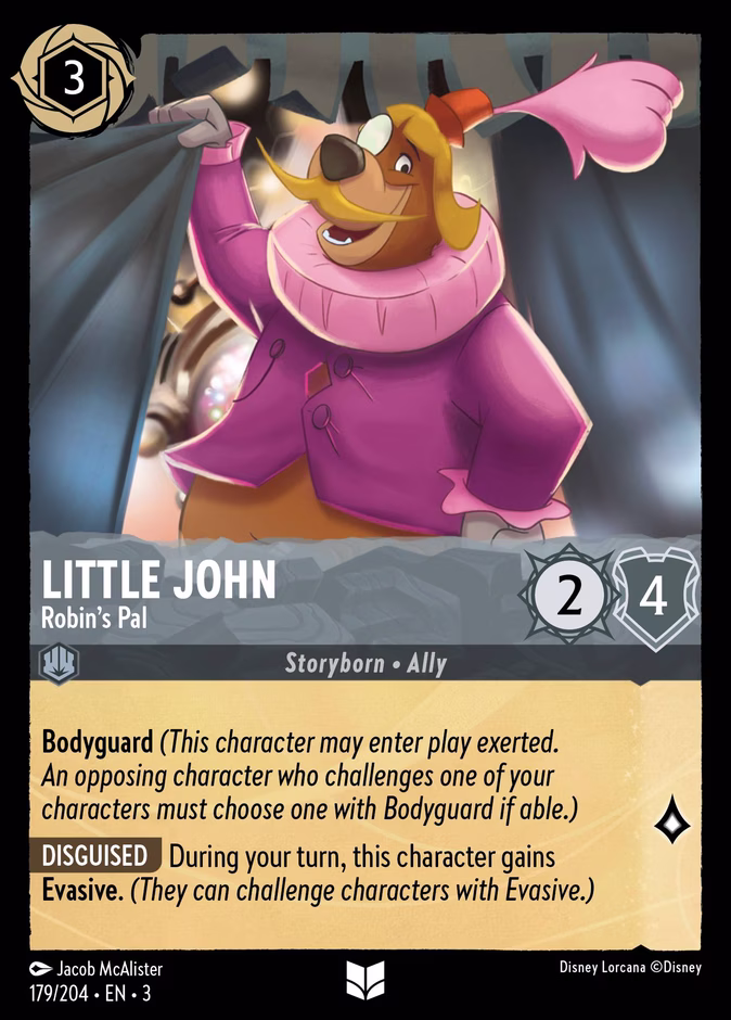 Little John - Robin's Pal 3-179 Lorcana card