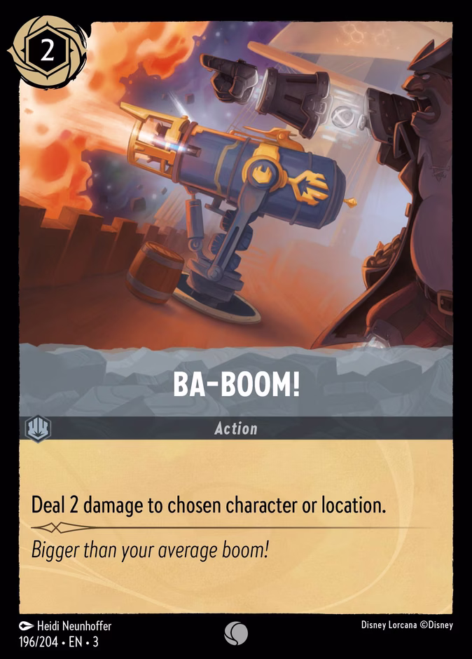 Ba-Boom! 3-196 Lorcana card