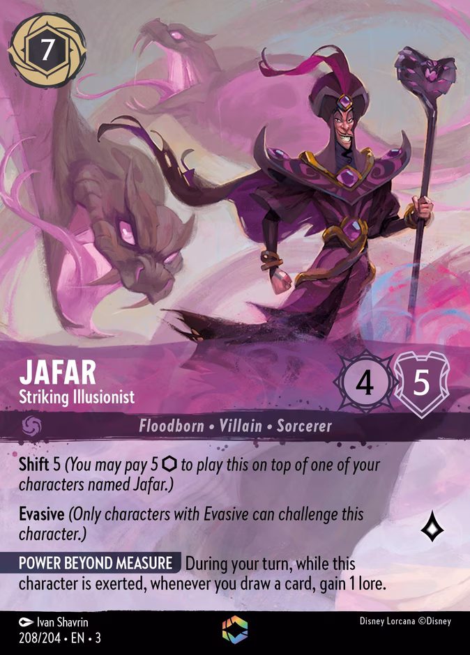 Jafar - Striking Illusionist 3-208 Lorcana card
