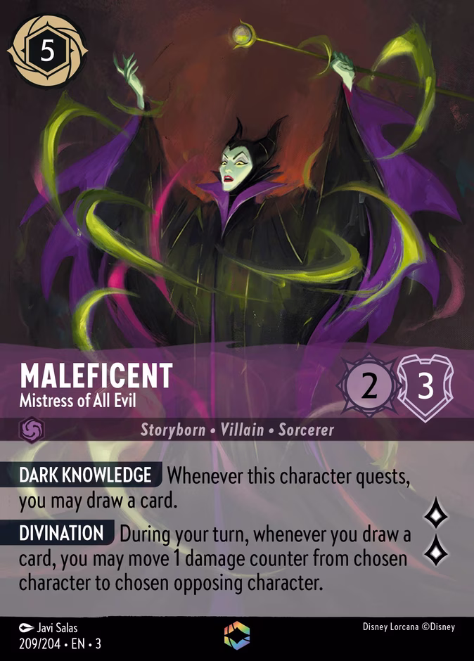Maleficent - Mistress of All Evil 3-209 Lorcana card