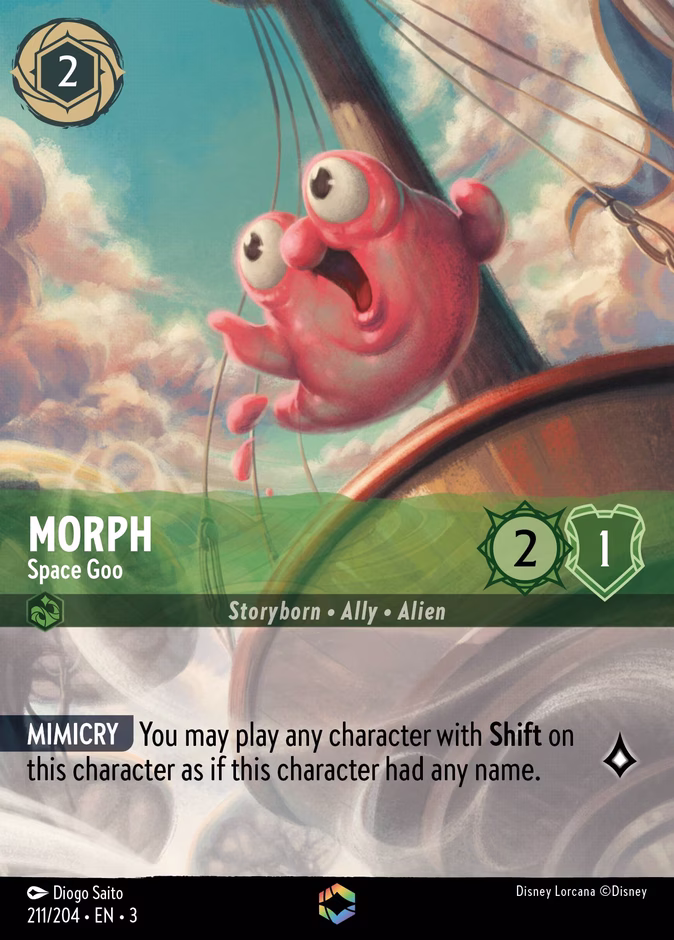 Morph - Space Goo 3-211 Lorcana card
