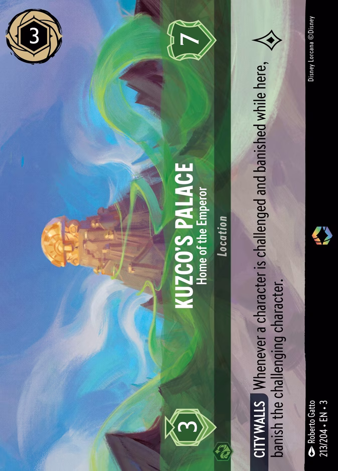 Kuzco's Palace - Home of the Emperor 3-213 Lorcana card