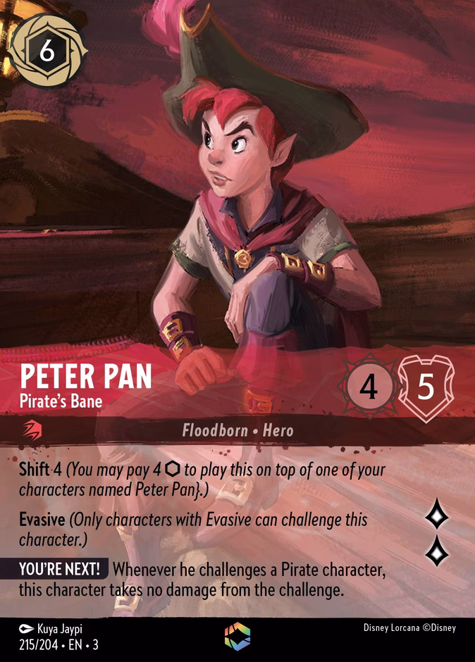 Peter Pan - Pirate's Bane 3-215 Lorcana card