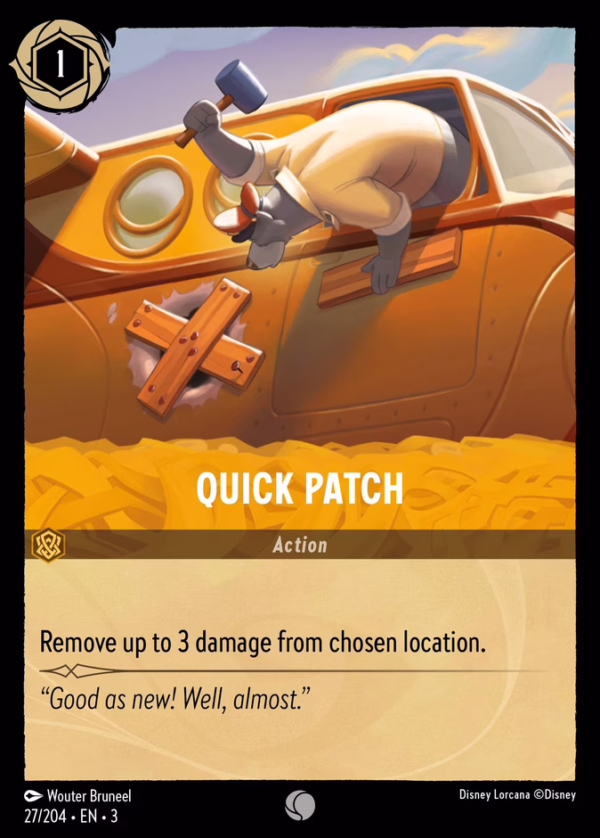 Quick Patch 3-27 Lorcana card