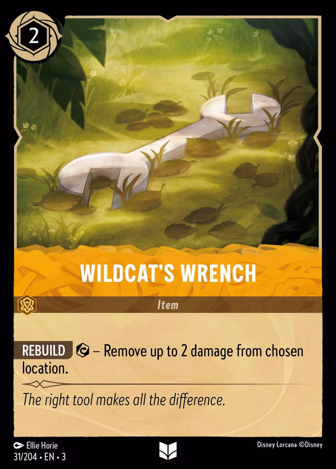 Wildcat's Wrench 3-31 Lorcana card