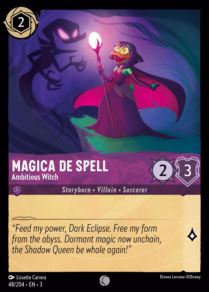 Magica De Spell - Ambitious Witch 3-48 Lorcana card