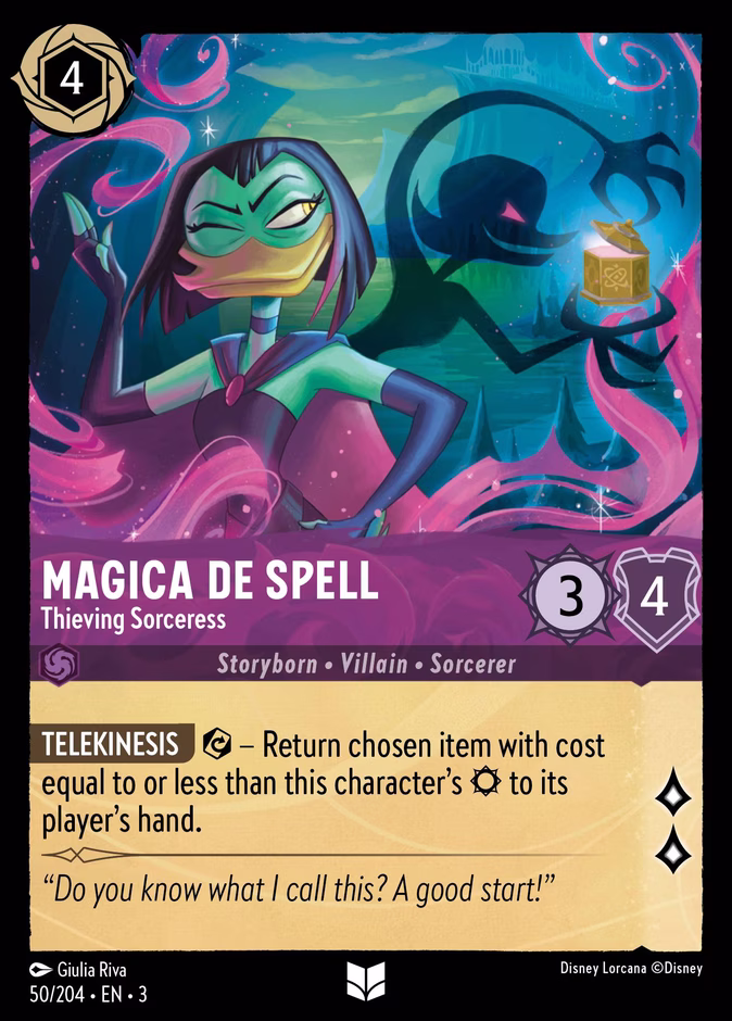 Magica De Spell - Thieving Sorceress 3-50 Lorcana card