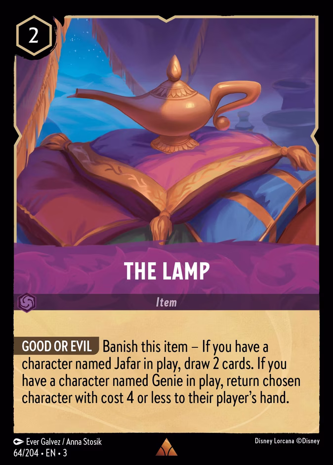 The Lamp 3-64 Lorcana card