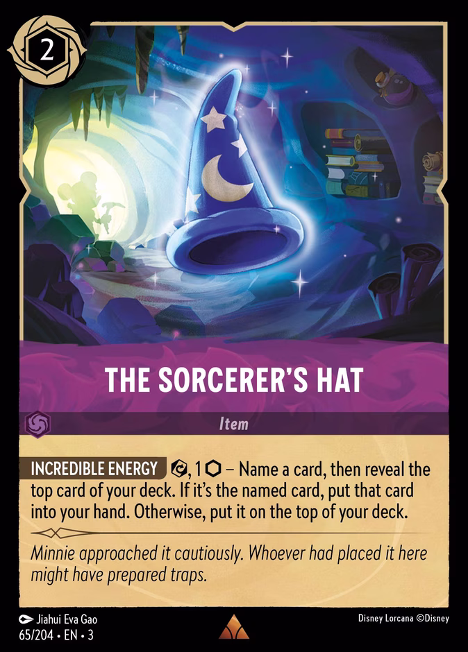 The Sorcerer's Hat 3-65 Lorcana card