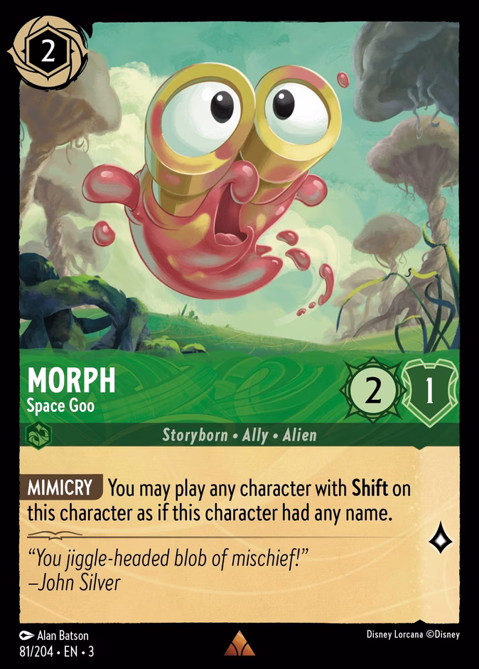 Morph - Space Goo 3-81 Lorcana card