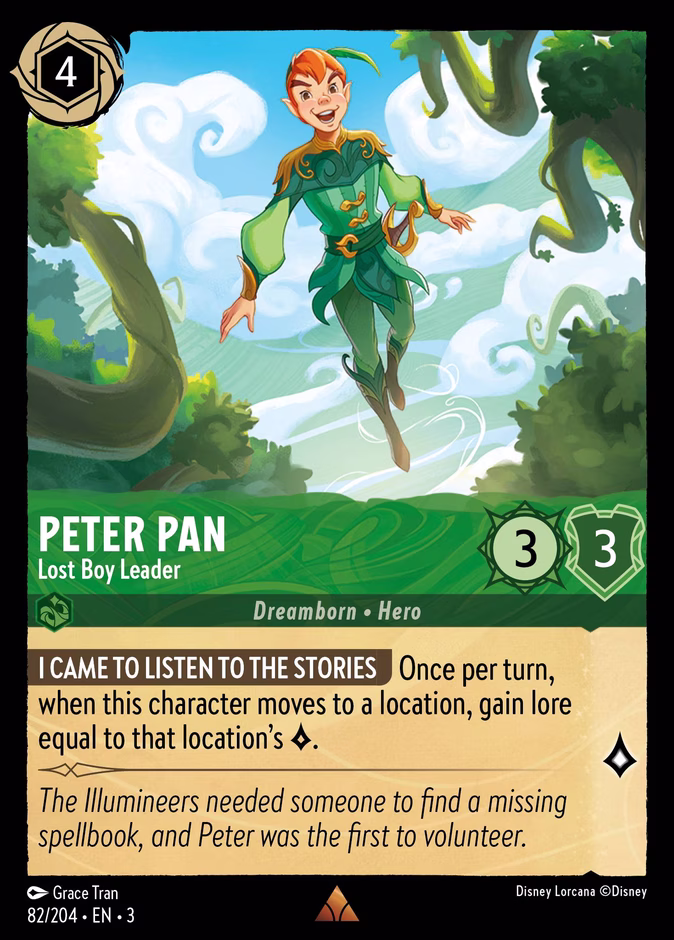 Peter Pan - Lost Boy Leader 3-82 Lorcana card
