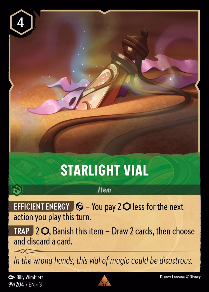 Starlight Vial 3-99 Lorcana card