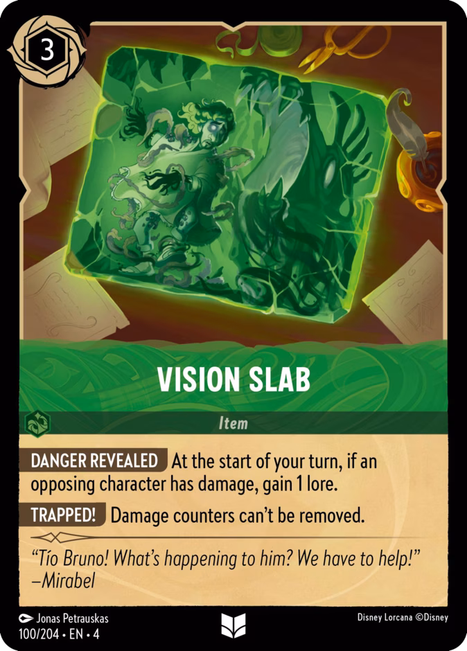 Vision Slab 4-100 Lorcana card