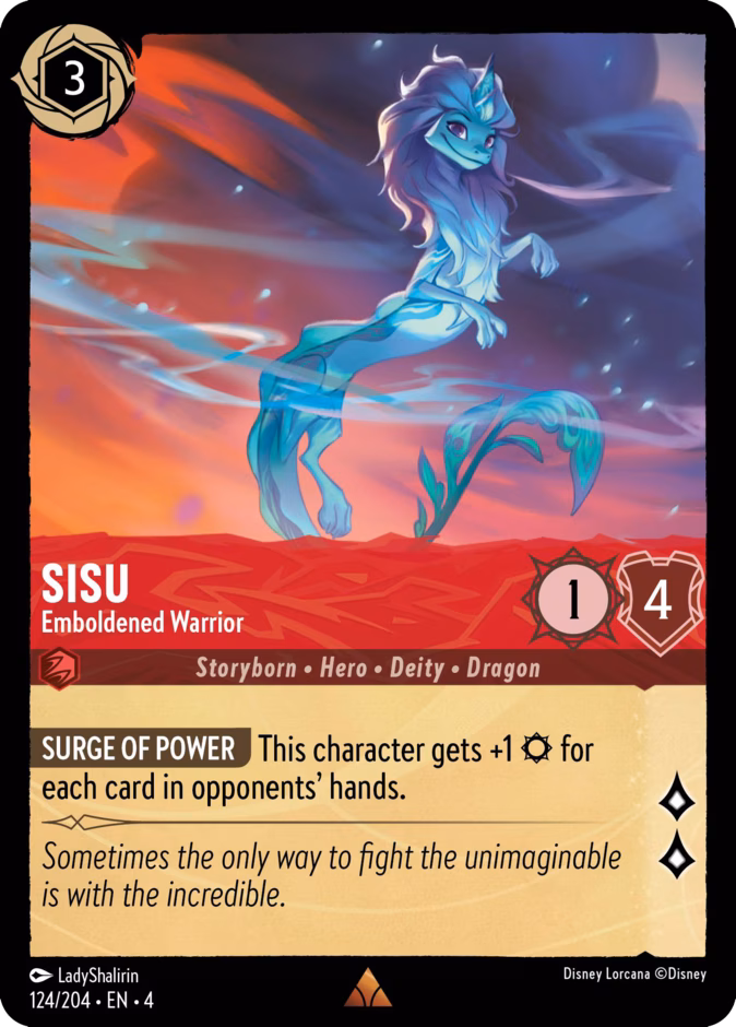 Sisu - Emboldened Warrior 4-124 Lorcana card