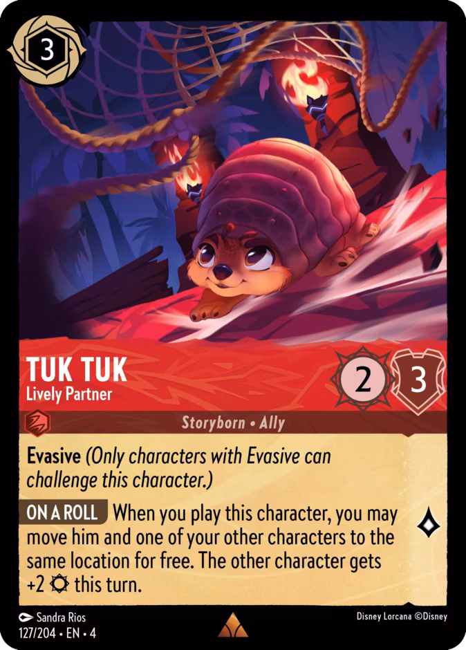 Tuk Tuk - Lively Partner 4-127 Lorcana card