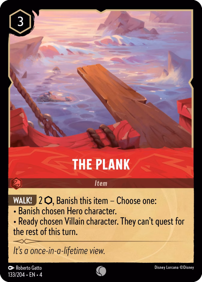 The Plank 4-133 Lorcana card