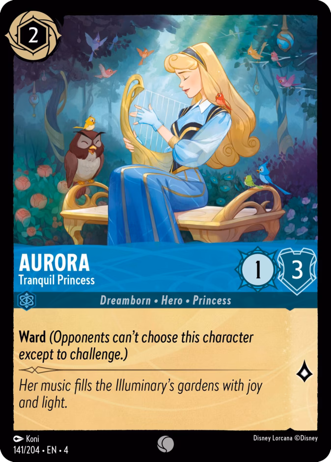 Aurora - Tranquil Princess 4-141 Lorcana card