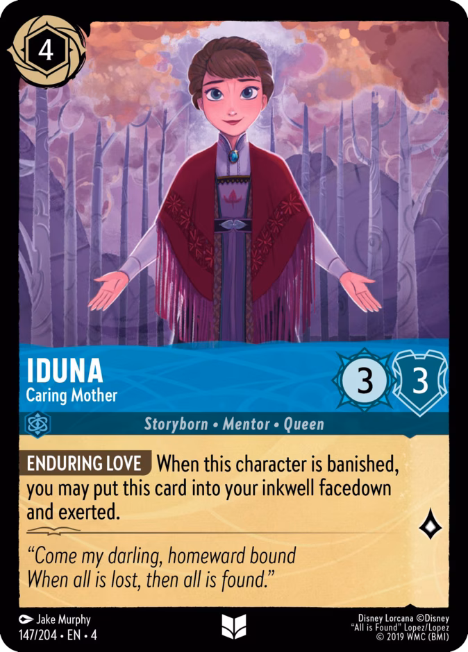 Iduna - Caring Mother 4-147 Lorcana card