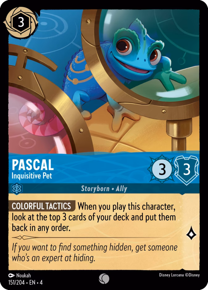 Pascal - Inquisitive Pet 4-151 Lorcana card