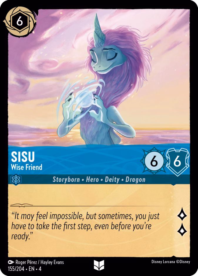 Sisu - Wise Friend 4-155 Lorcana card