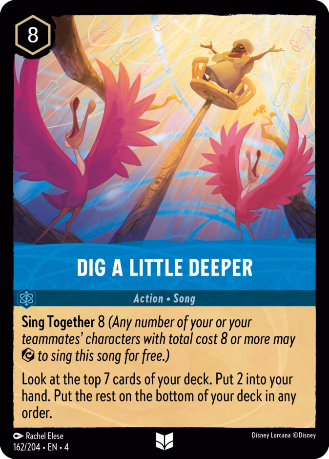 Dig a Little Deeper 4-162 Lorcana card