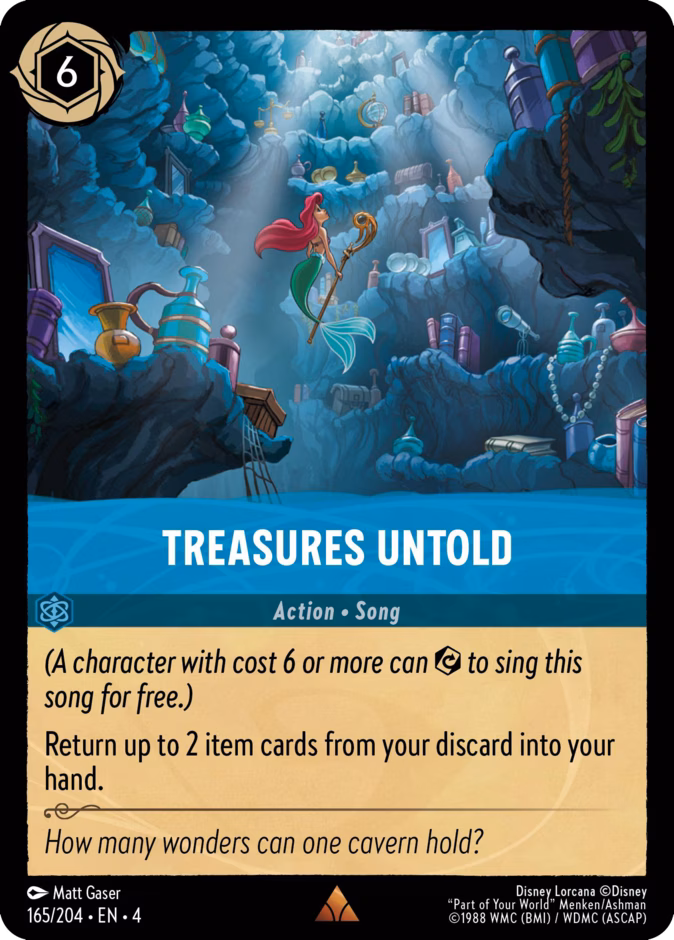 Treasures Untold 4-165 Lorcana card
