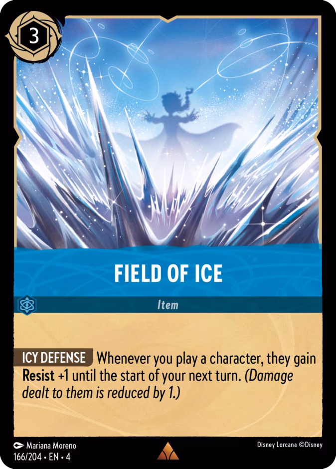 Field of Ice 4-166 Lorcana card